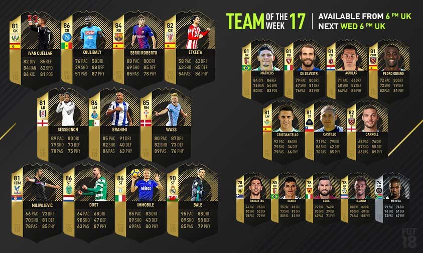 TOTW(17週目)