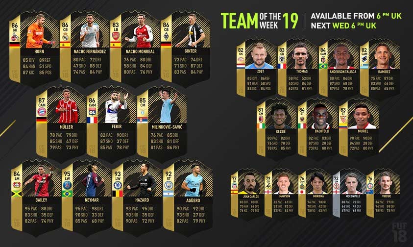 TOTW(19週目)