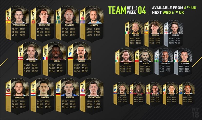 TOTW(4週目)