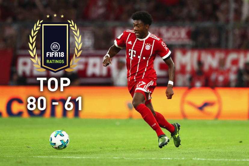 Fifa18 Fut 選手レーティングのランキングトップ100発表 80位 61位 くものみ