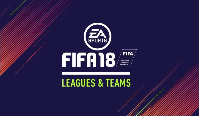 Fifa18に収録されている全リーグとチーム一覧 くものみ