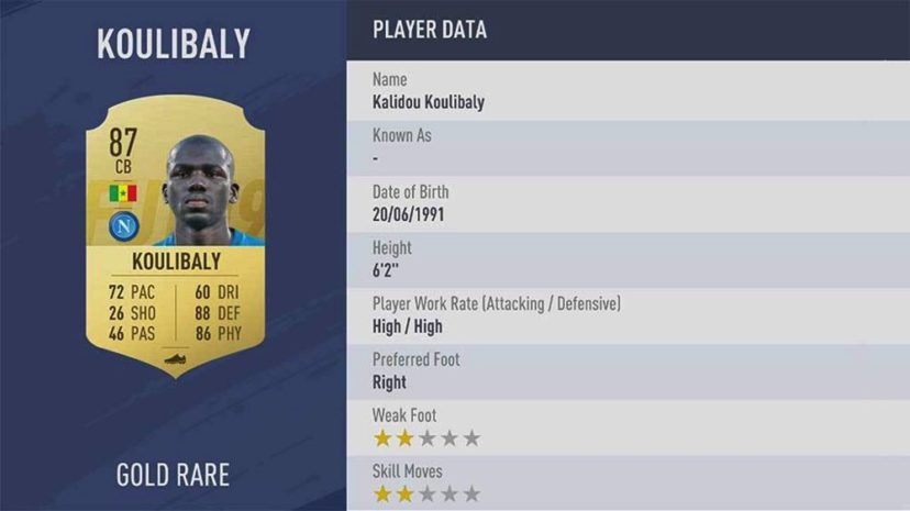 NewImage.png Serie A(セリエA)ランク10位 87 CB KALIDOU KOULIBALY