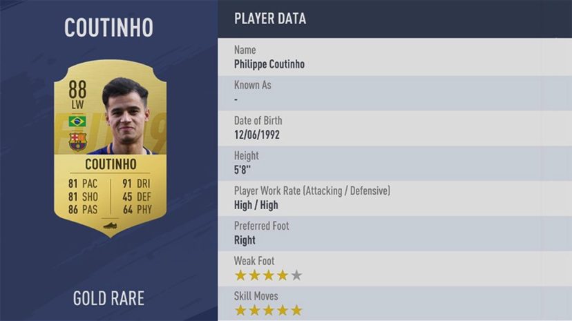 NewImage.png トップ30位 フィリペ・コウチーニョ - COUTINHO【バルセロナ】