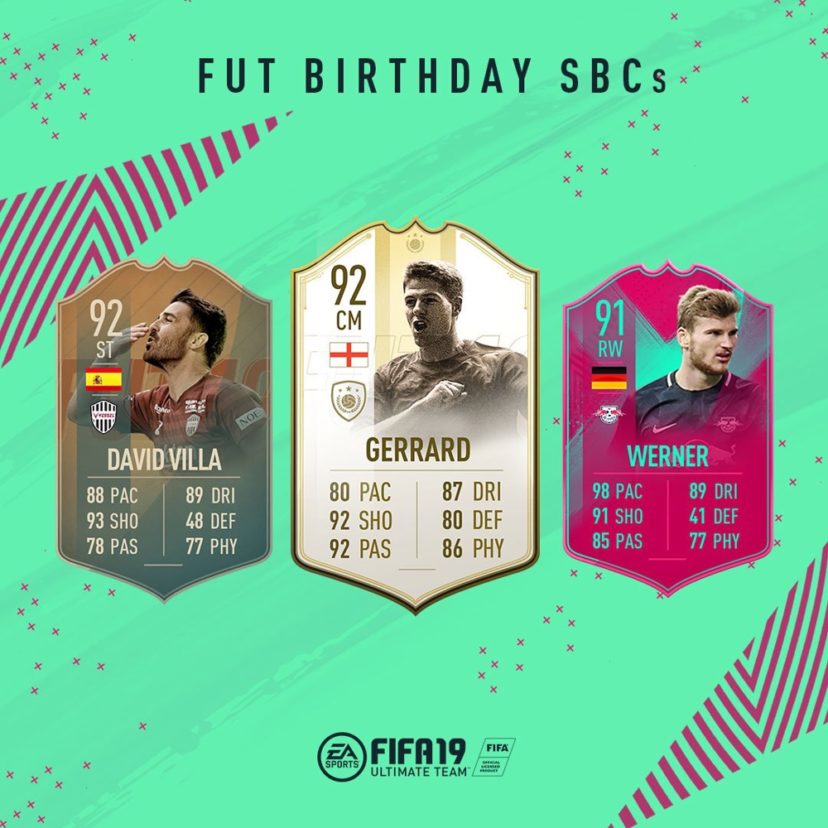 FIFA19 FUT BIRTHDAY(バースデー)
