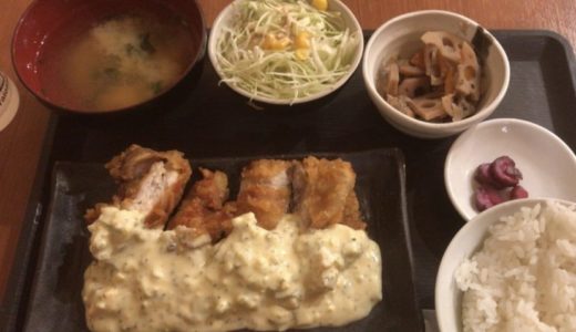 大衆スタンドきもと@堺筋本町 タルタルソースが美味いチキン南蛮ランチ